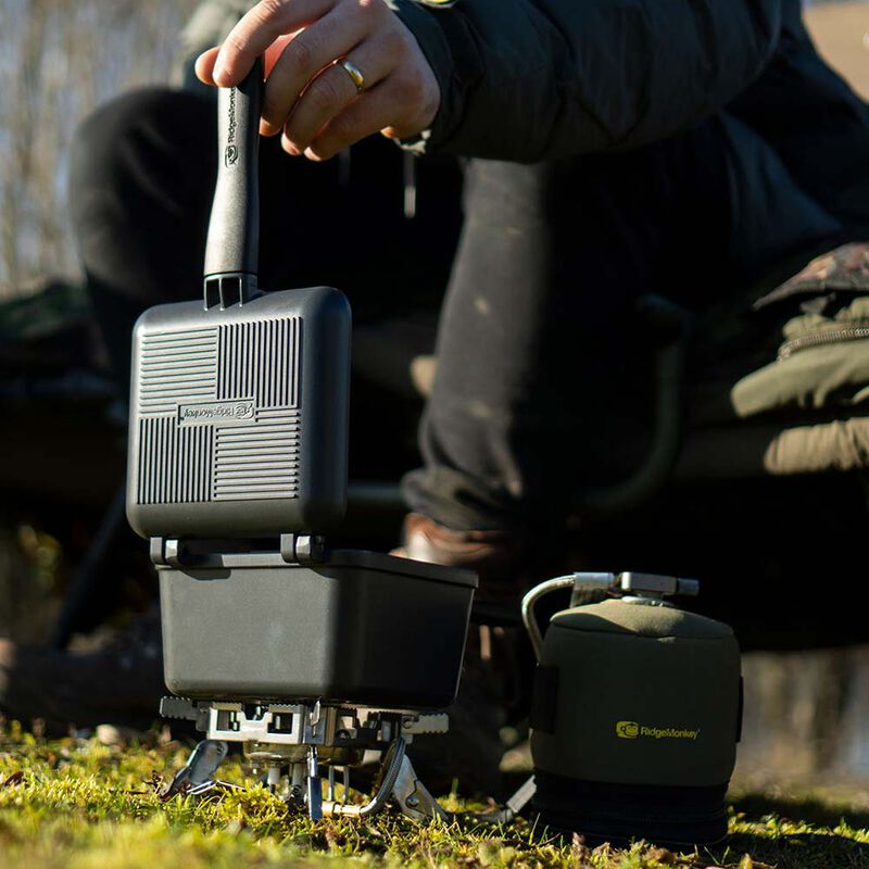 Set Ridge Monkey mini Grill + Casserole connect multi-uages - Cuisine/Repas | Pacific P&ecirc;che