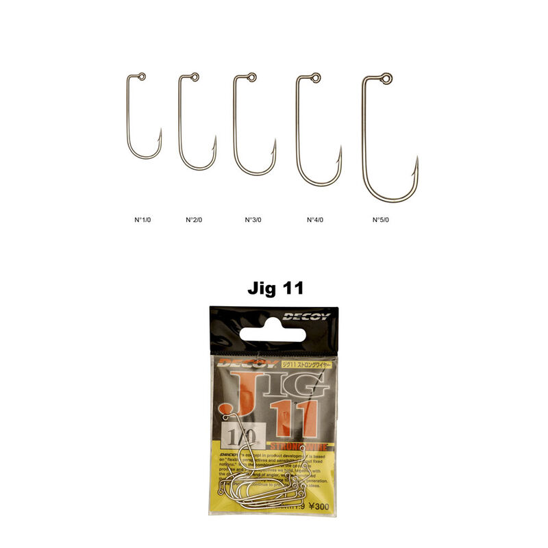 Hame&ccedil;ons pour leurres souples decoy jig 11 - Leurres Souples | Pacific P&ecirc;che