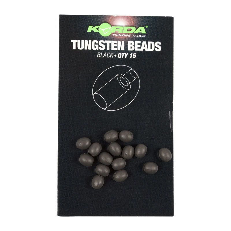 Perle carpe korda tungsten oval beads - Perles | Pacific P&ecirc;che