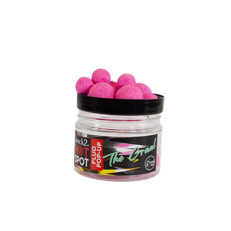 Pop up Mack2 Fluo Graal 15/20 mm - Flottantes | Pacific Pêche