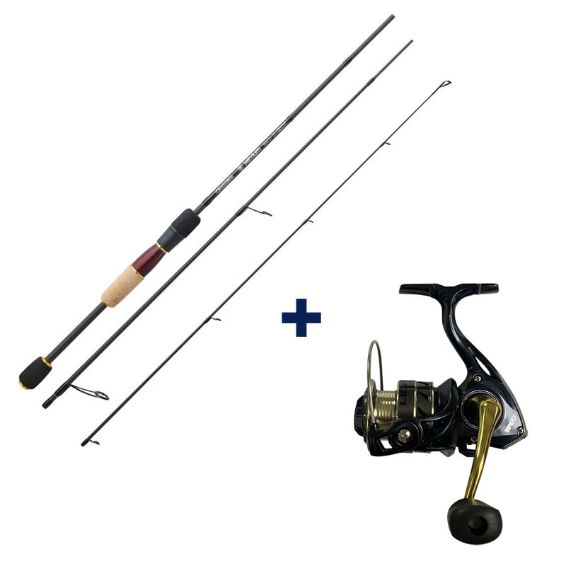 Ensemble Spinning Garbolino Hexium PN 1.65m, 2-8g + Moulinet Lexica 104FD - Packs et ensembles | Pacific P&ecirc;che