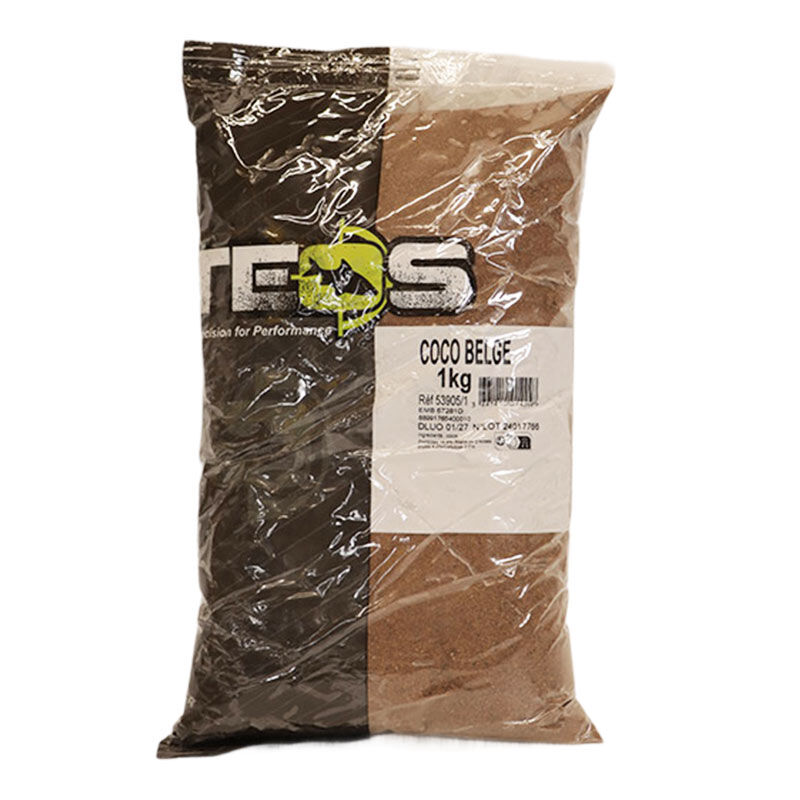 Farine pour la pêche au coup active baits coco belge 1kg - Farines | Pacific Pêche