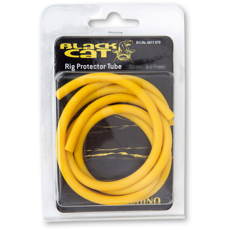 Gaine silure black cat rig tube jaune 1m - Acc. Montage / Hameçons | Pacific Pêche