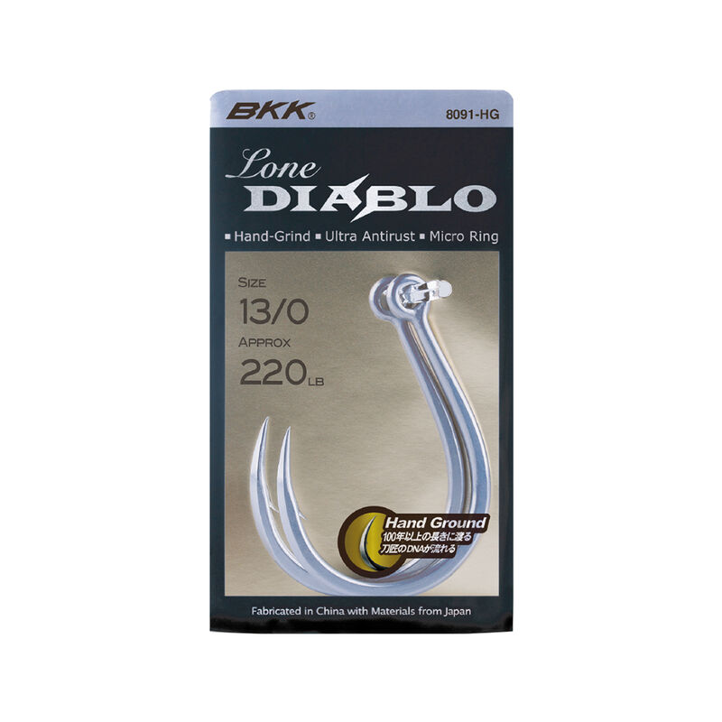 Hameçon Simple BKK Lone Diablo - Simples | Pacific Pêche