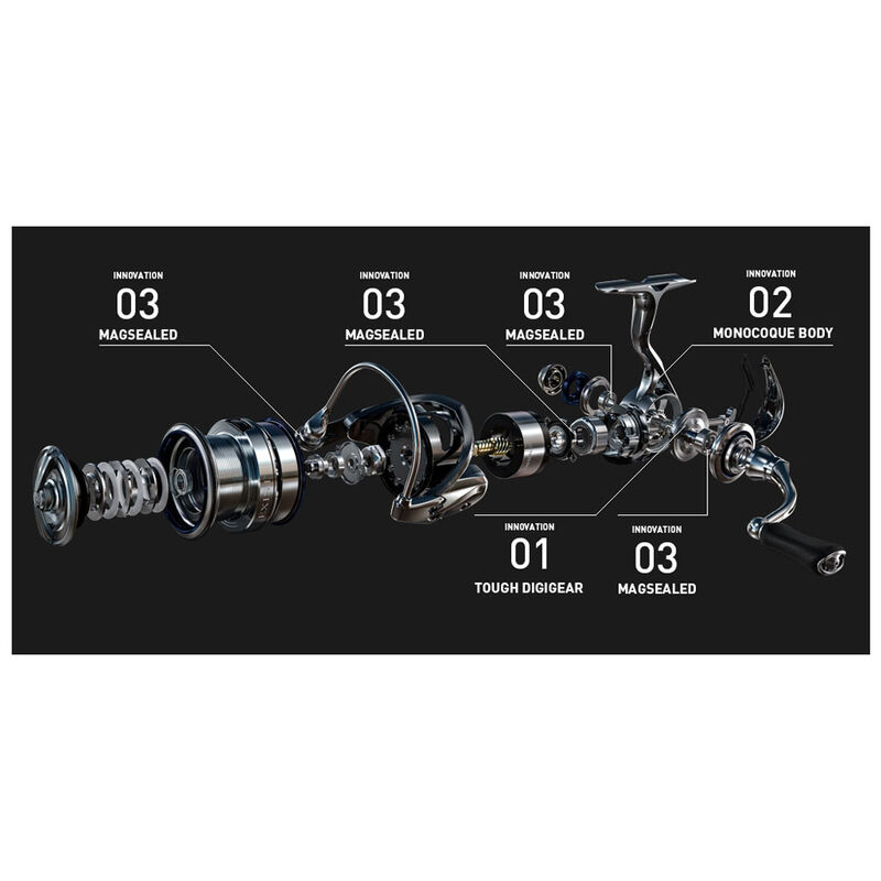 Moulinet frein avant daiwa exist lt 3000 cxh - Moulinets Spinning | Pacific P&ecirc;che