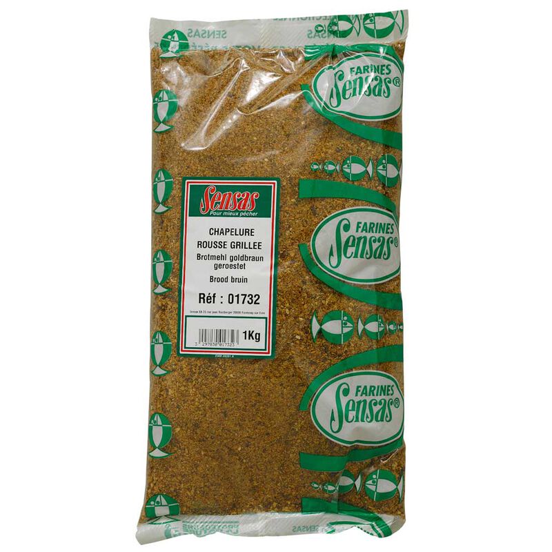 Farine pour la p&ecirc;che au coup sensas chapelure rousse grillee 1kg - Farines | Pacific P&ecirc;che