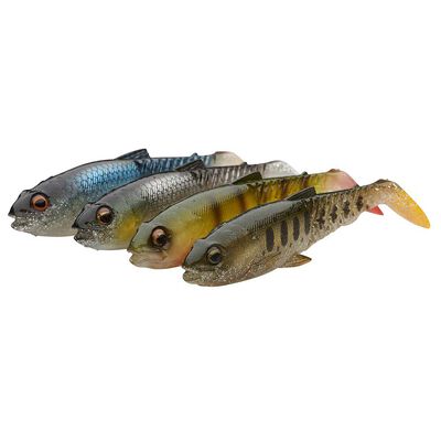 Leurre Souple Shad Savage Gear Craft Cannibal Paddletail 8.5cm, 7g (x4) - Shads | Pacific Pêche