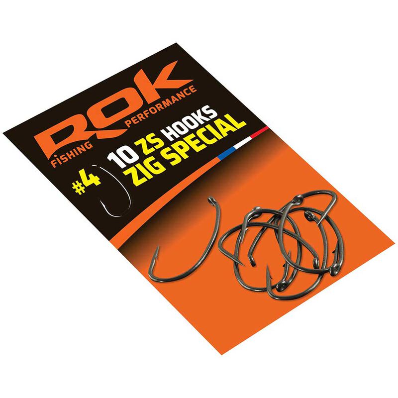 Hameçons spécial zig rok - pochette de 10 - Hameçons | Pacific Pêche