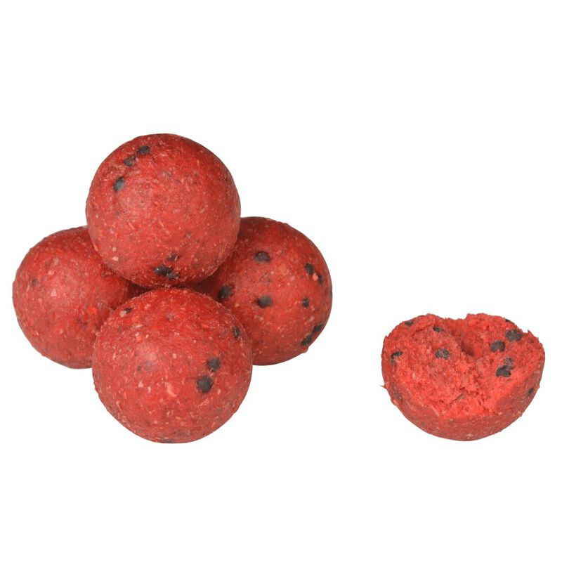 Bouillettes carpe active baits custom boilies secret strawberry 20mm - Denses | Pacific P&ecirc;che