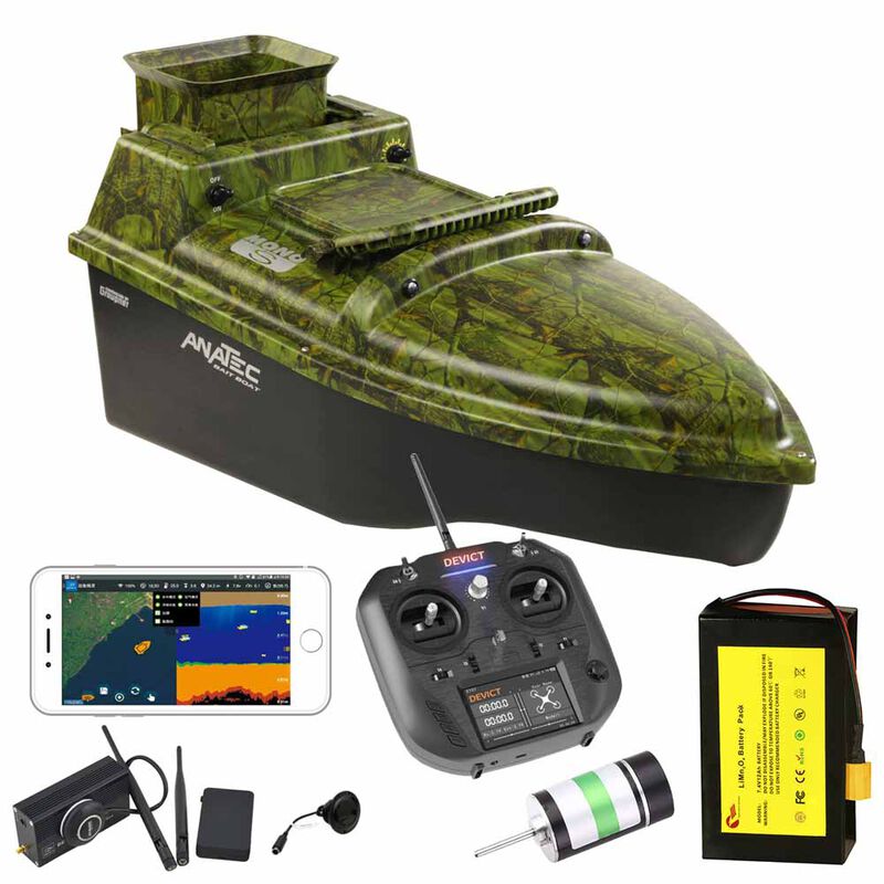 Bateau amorceur anatec monocoque s oak lith/brus + autopilote - Bateaux Amorceurs | Pacific P&ecirc;che