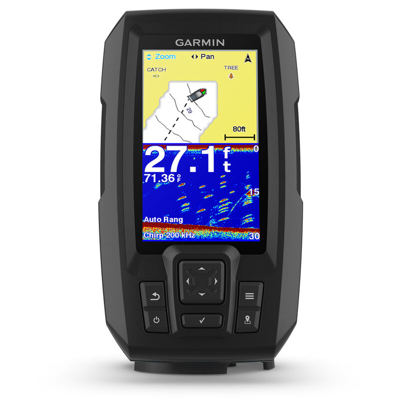 Sondeur Garmin Striker plus 4 sonde bi-faisceaux - Sondeurs | Pacific P&ecirc;che