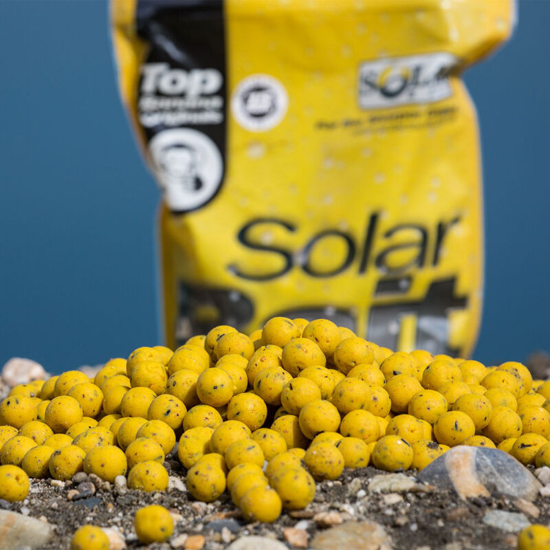 Bouillettes carpe solar top banana 15mm - Denses | Pacific P&ecirc;che