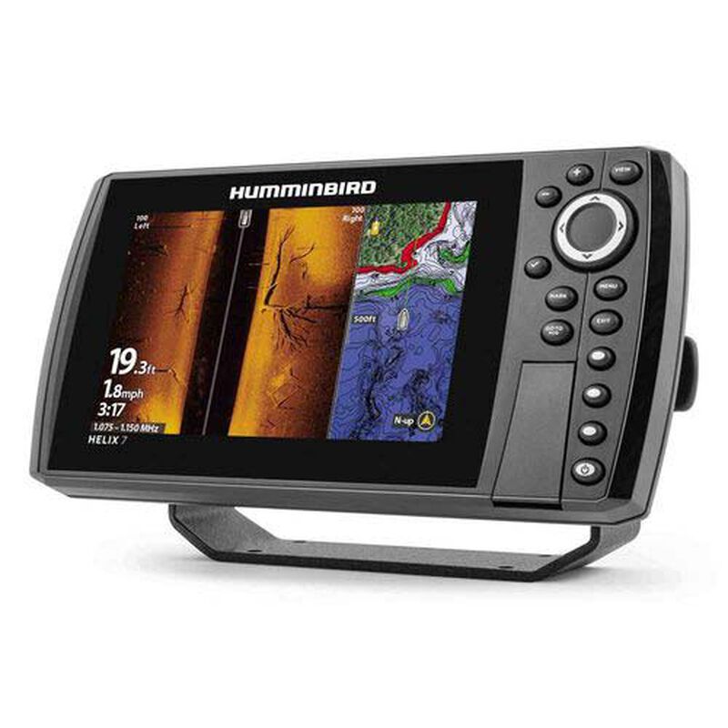 Sondeur Humminbird Hélix 7 G4N Chirp + Mega SI, Sonde TA et T° - Sondeurs/Gps | Pacific Pêche