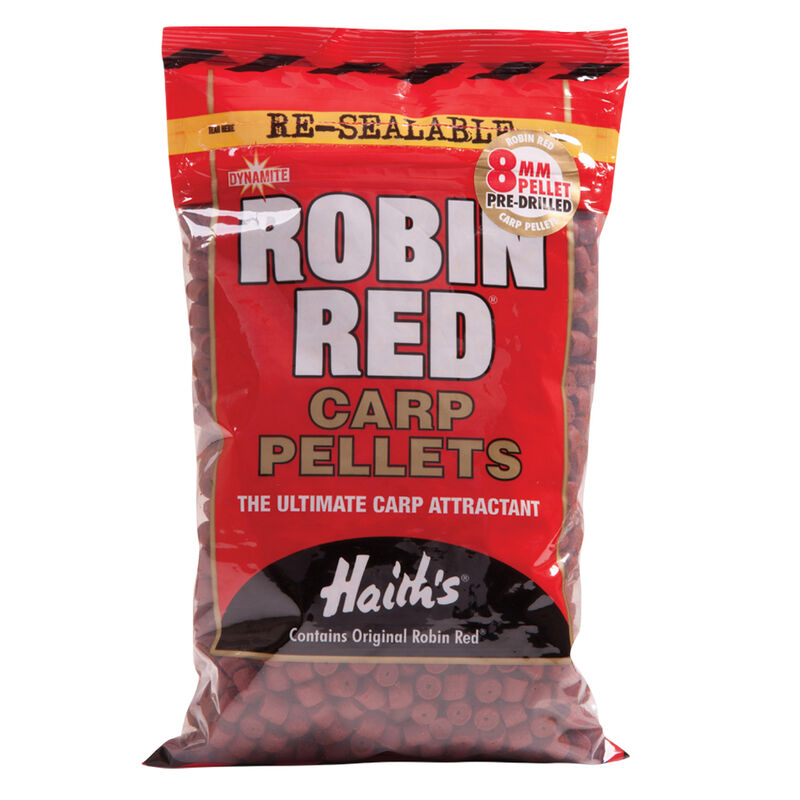 Pellets d'amorçages carpe dynamite baits robin red carp pellets 900g - Amorçages | Pacific Pêche
