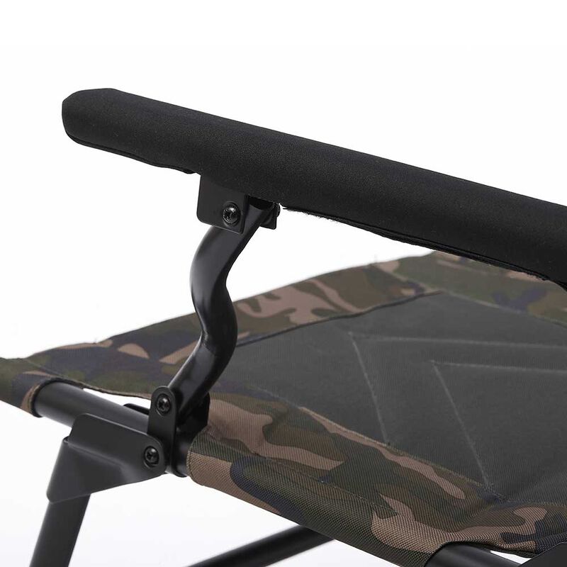Levelchair prologic avenger relax camo chair w/armrest + covers - Levels Chair | Pacific Pêche