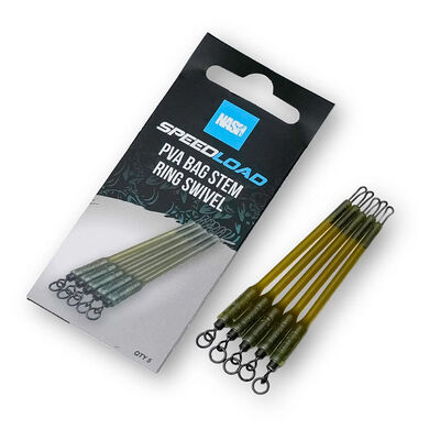 Tige pour sac soluble Nash Speedload PVA Bag Stem Ring Swivel - Clip plombs et c&ocirc;nes | Pacific P&ecirc;che