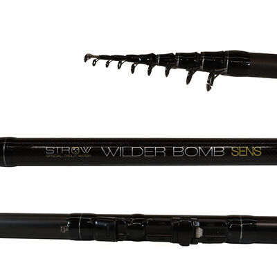 Canne Bombette Strow Wilder Bomb Sens 4.20m, 20-60g - Cannes télescopiques | Pacific Pêche