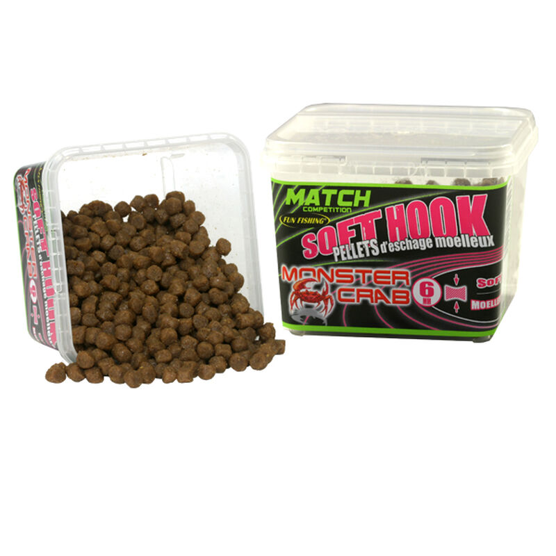 Pellets d'eschage coup fun fishing soft hook pellets monster crab 120g - Pellets Mous | Pacific Pêche