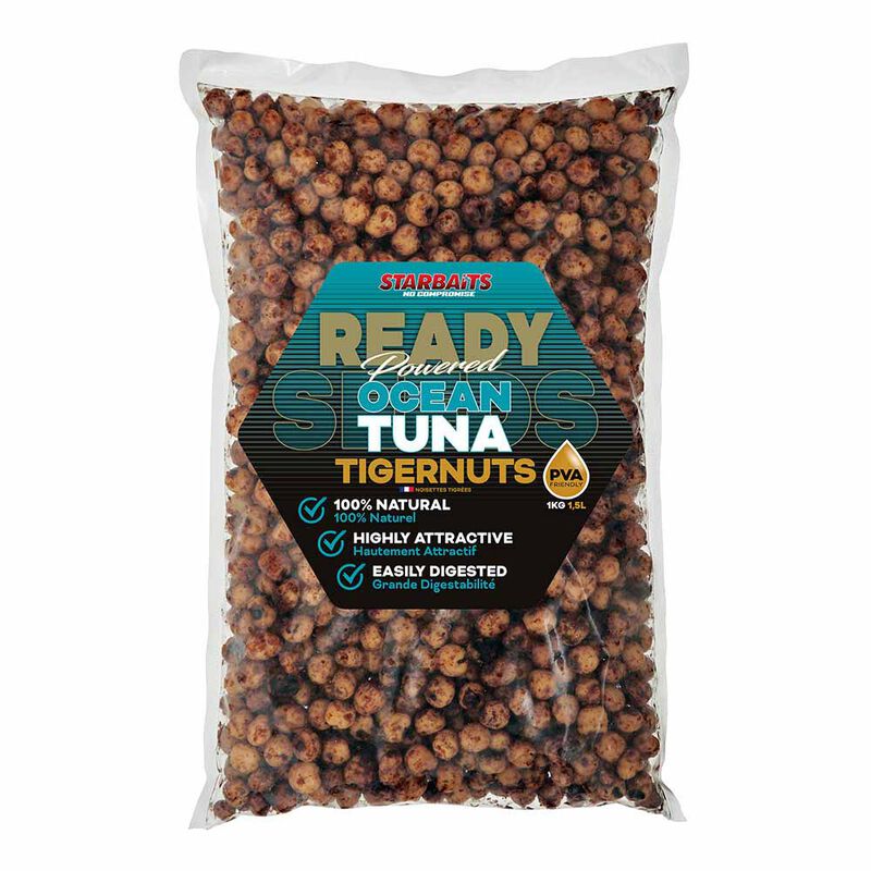 Graines Cuites Starbaits Ready Seed Ocean Tuna Tigernuts - Pr&ecirc;tes &agrave; l'emploi | Pacific P&ecirc;che