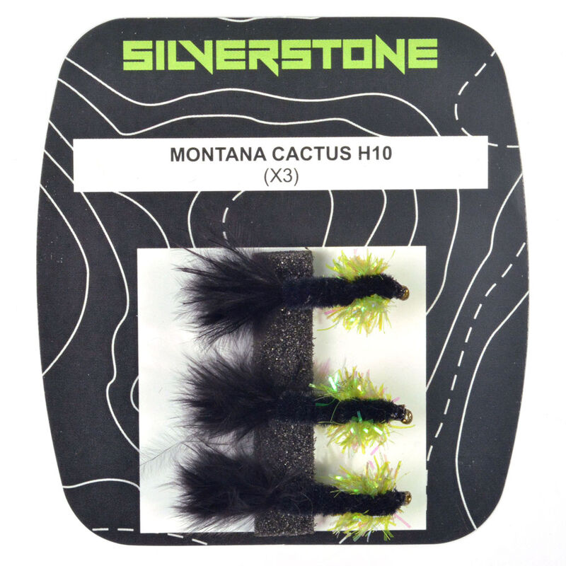 Mouche streamer silverstone montana cactus h10 (x3) - Streamers | Pacific Pêche