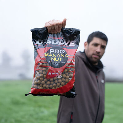 Bouillettes Starbaits Pro Banana Nut D-solve 20 mm 2.5 kg - Denses | Pacific Pêche