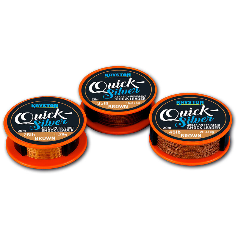 Tresse à bas de ligne carpe kryston quick silver - Tresse BDL | Pacific Pêche