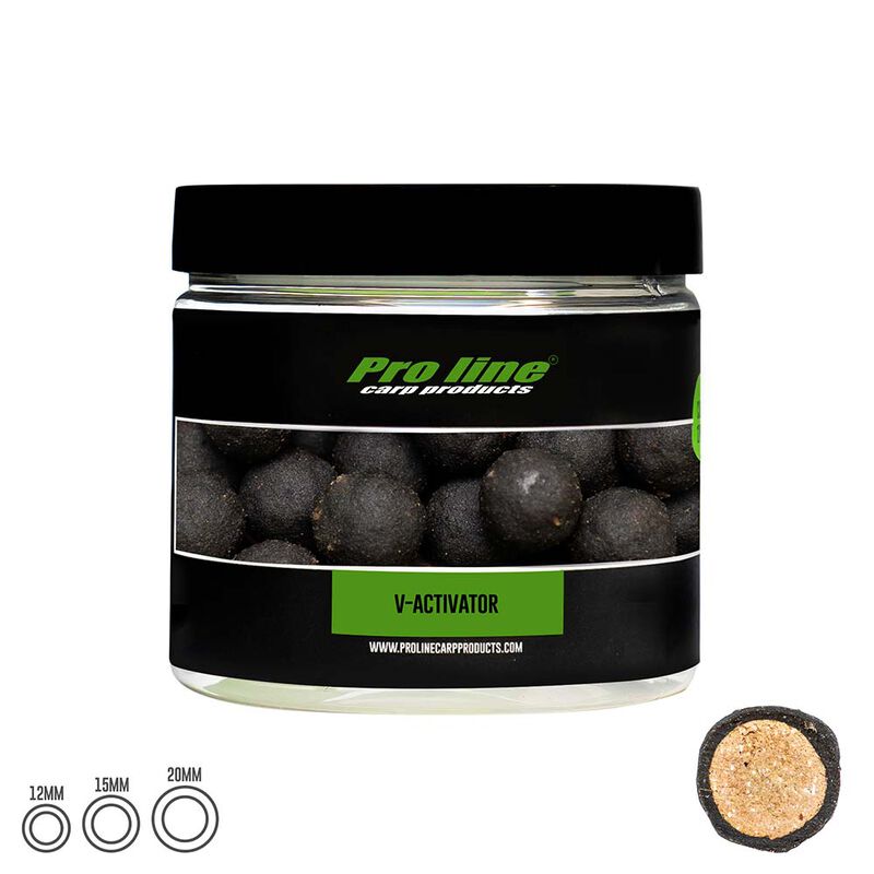 Bouillette Enrobé Proline V-Activator Core Coated Hookbaits 15mm - Denses | Pacific Pêche