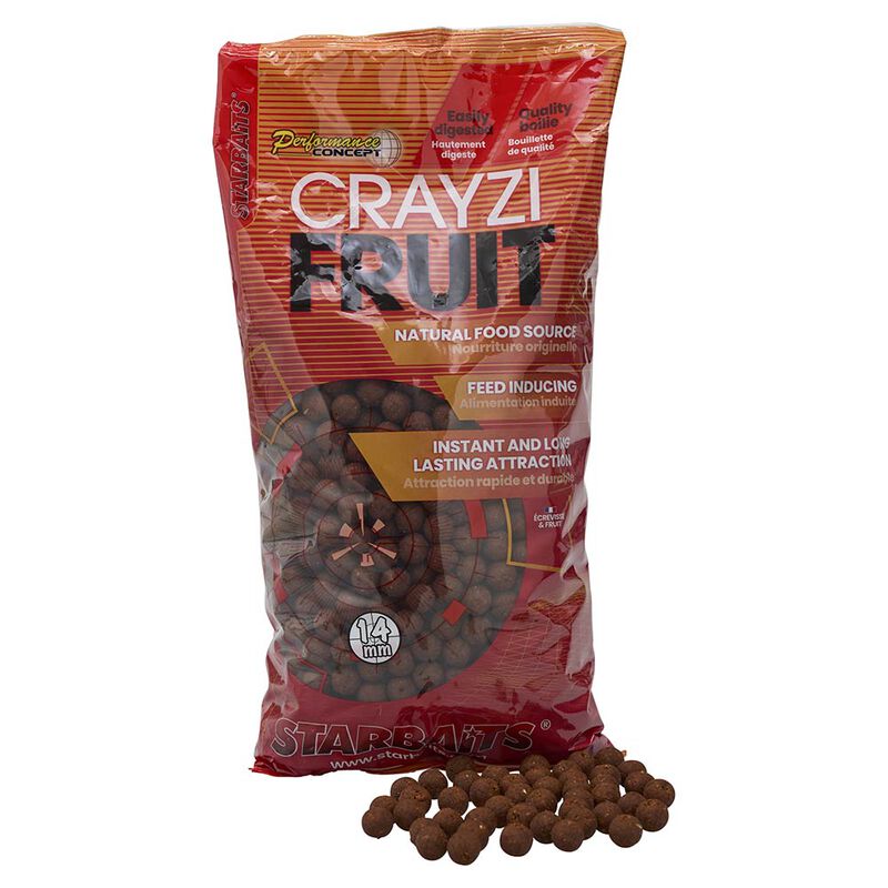 Bouillettes Starbaits PC Crayzi Fruit 14 mm - Denses | Pacific Pêche