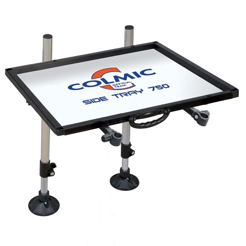 Desserte &agrave; store Colmic ALU SIDE TRAY 750 + TENTE 75X60CM - Dessertes | Pacific P&ecirc;che