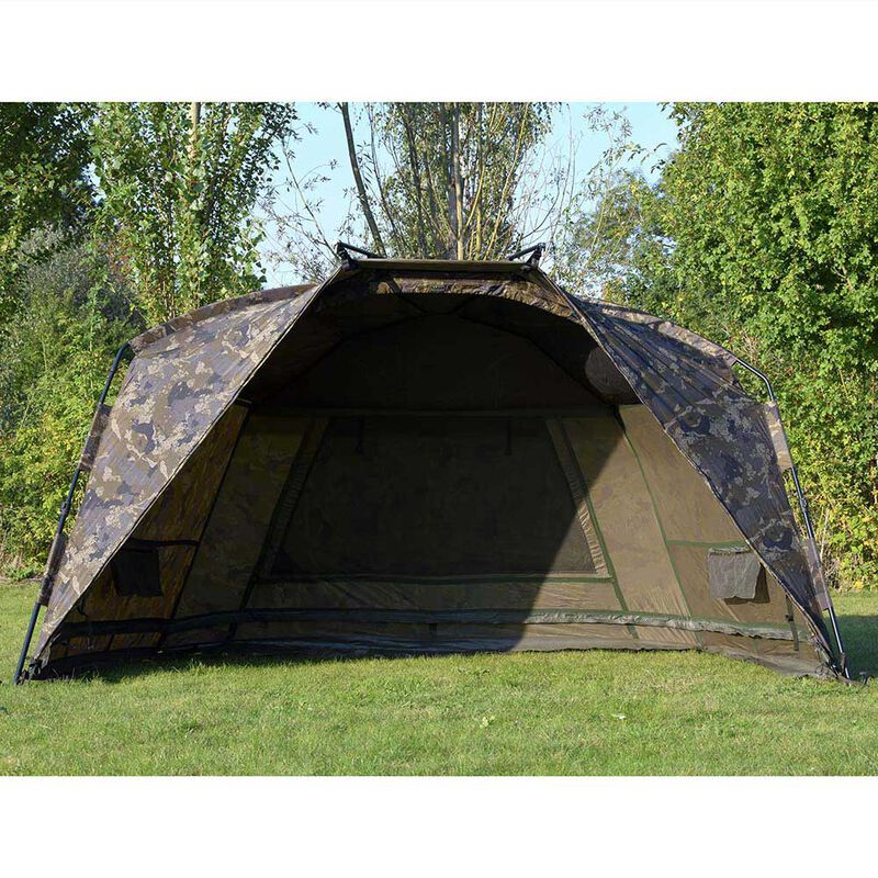 Biwy Solar Camo Compact Spider Shelter - Biwys | Pacific P&ecirc;che
