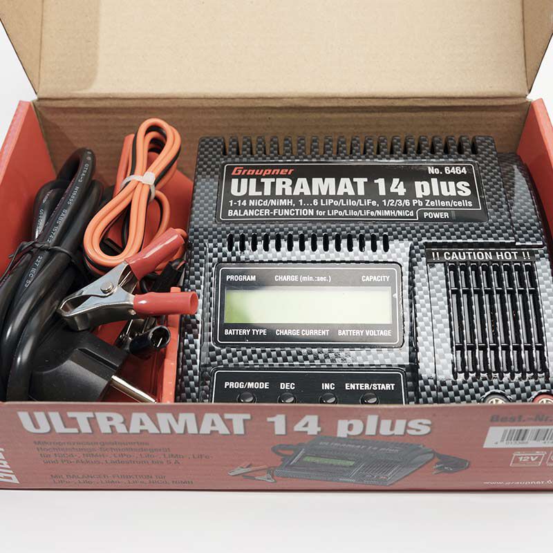 Chargeur Graupner Ultramat 14 + Chargeur Voiture - Amor&ccedil;age/Propulsion | Pacific P&ecirc;che