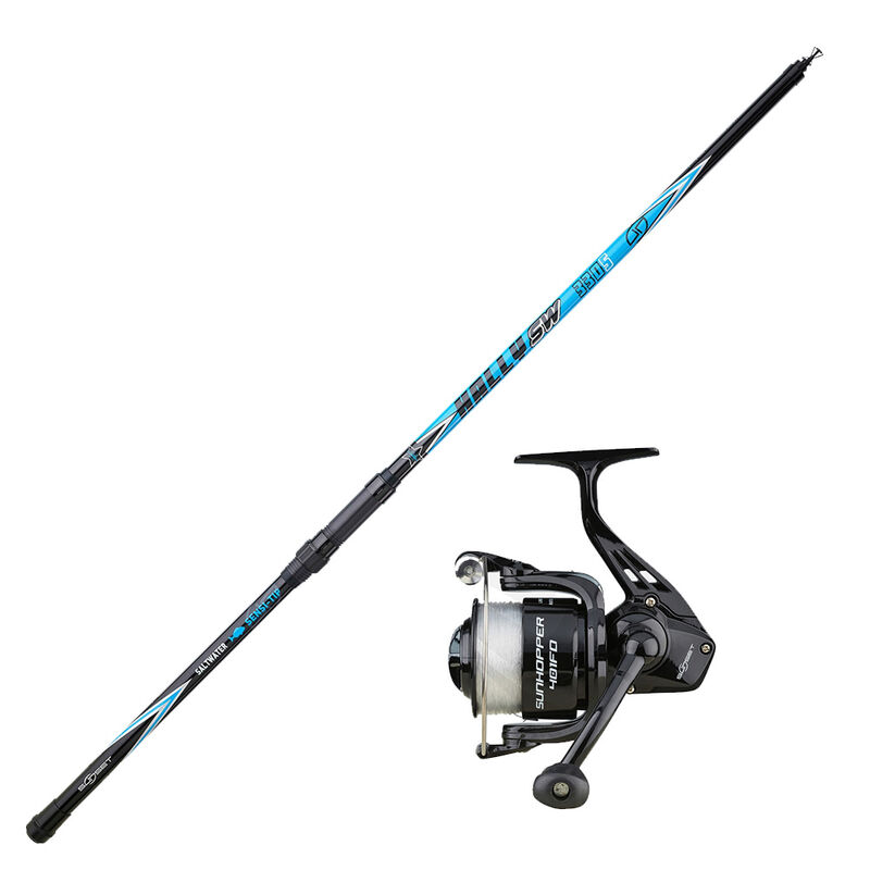 Ensemble Télescopique Sunset Hally SW 3.30m, 80-150g + Moulinet Sunhopper SWF 601 fd - Packs et ensembles | Pacific Pêche