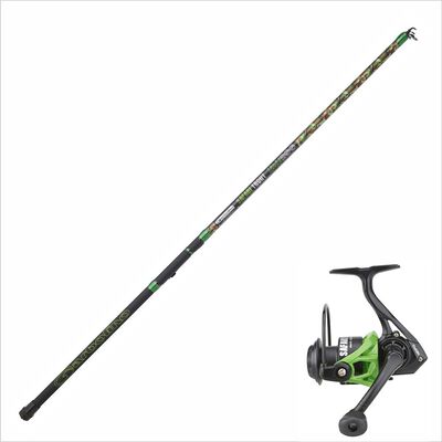 Ensemble GARBOLINO Canne Safari Trout Tele + Moulinet Safari Spin 101FD - Canne + moulinet | Pacific P&ecirc;che
