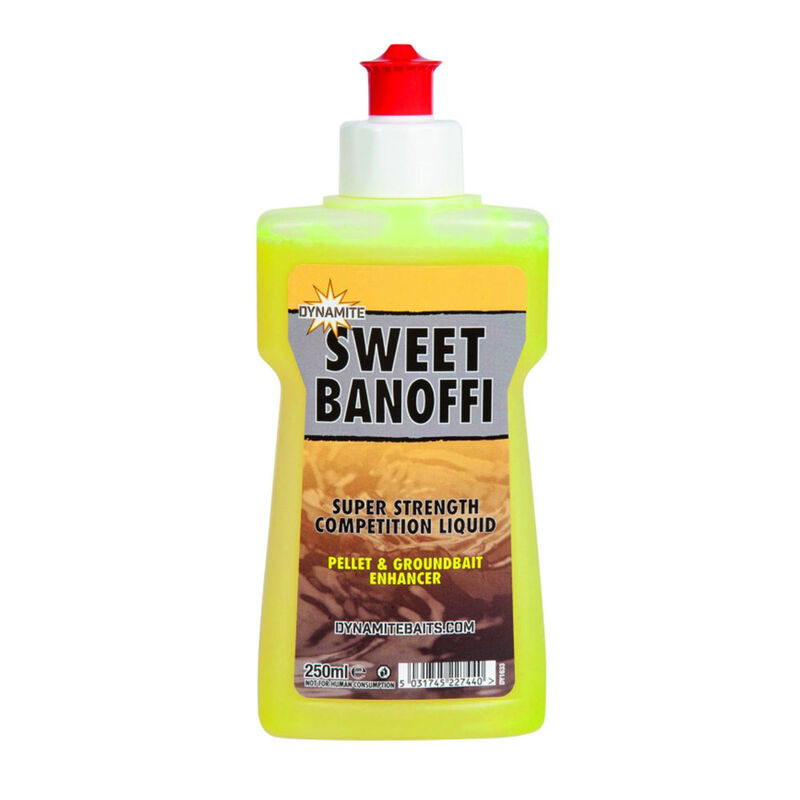 Attractant Liquide Dynamite Baits Sweet Banoffi 250 ml - Additifs | Pacific P&ecirc;che