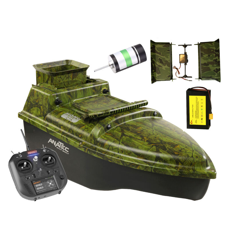 Bateau Amorceur Anatec Monocoque 3 bacs OAK Lithium Brushless - Bateaux Amorceurs | Pacific Pêche