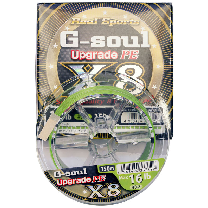 Tresse 8 brins real sports g-soul wx8 upgrade 150m - Tresses | Pacific P&ecirc;che