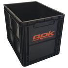 Caisse de rangement rok kit crate 433 noir + couvercle - Boîtes | Pacific Pêche