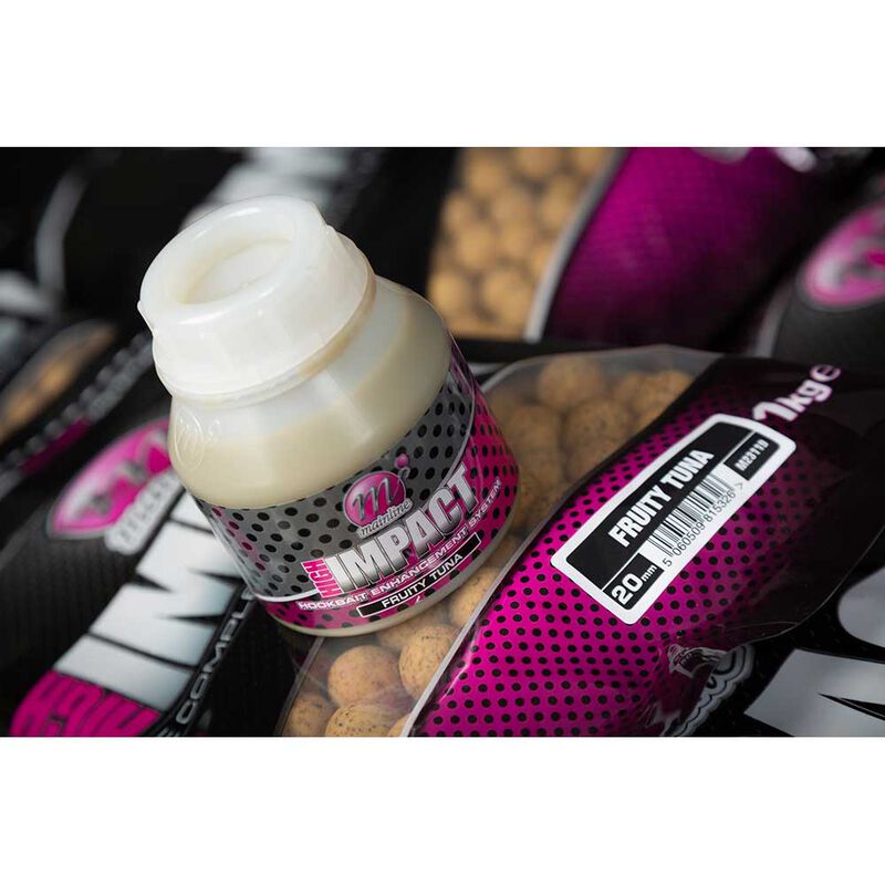 Booster carpe mainline high impact hookbait enhancement system fruity tuna - Boosters / dips | Pacific P&ecirc;che