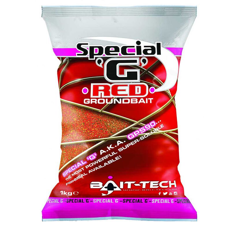 Amorce Bait-Tech Special G Red Groundbait 1Kg - Amorces | Pacific Pêche