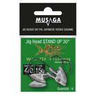 T&ecirc;tes Plomb&eacute;es Musaga Jighead Stand Up 30&deg; H2/0 (x4) - T&ecirc;tes plomb&eacute;es | Pacific P&ecirc;che