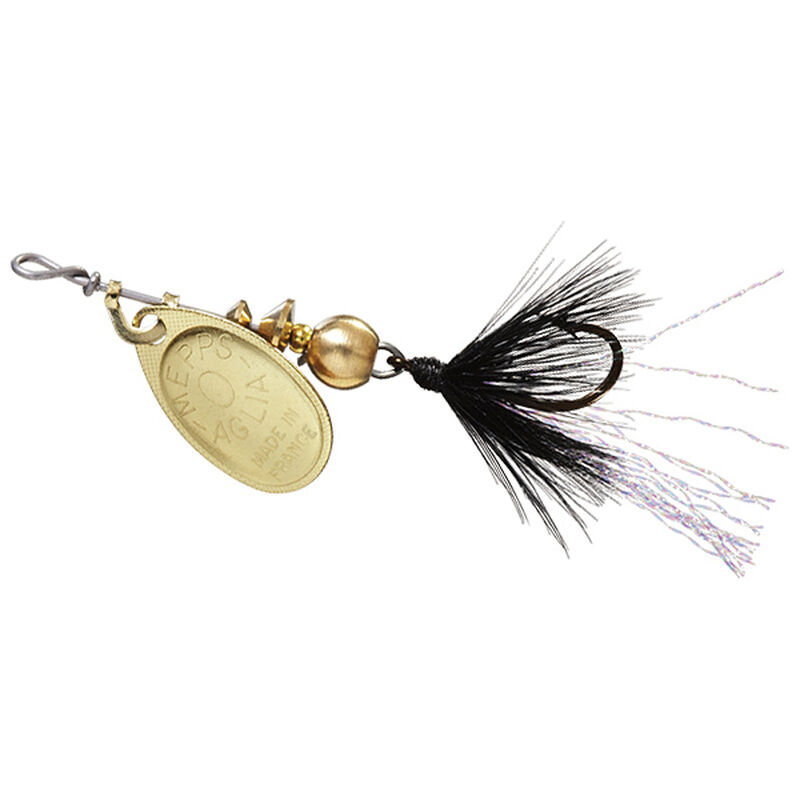 Cuill&egrave;re Tournante Mepps Aglia Or Mouche Noire - Cuill&egrave;res Tournantes | Pacific P&ecirc;che