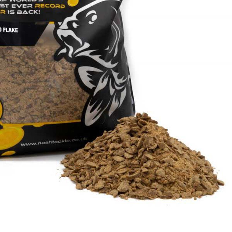 Bouillettes broy&eacute;es nash scopex squid stabilised flake 5kg - Denses | Pacific P&ecirc;che