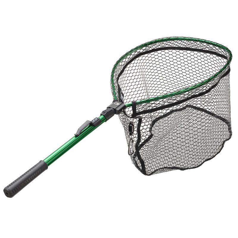 Raquette   Manche Pliant Magirus + Aimant 34x42 Garbolino - Raquettes / &eacute;puisettes rivi&egrave;re | Pacific P&ecirc;che