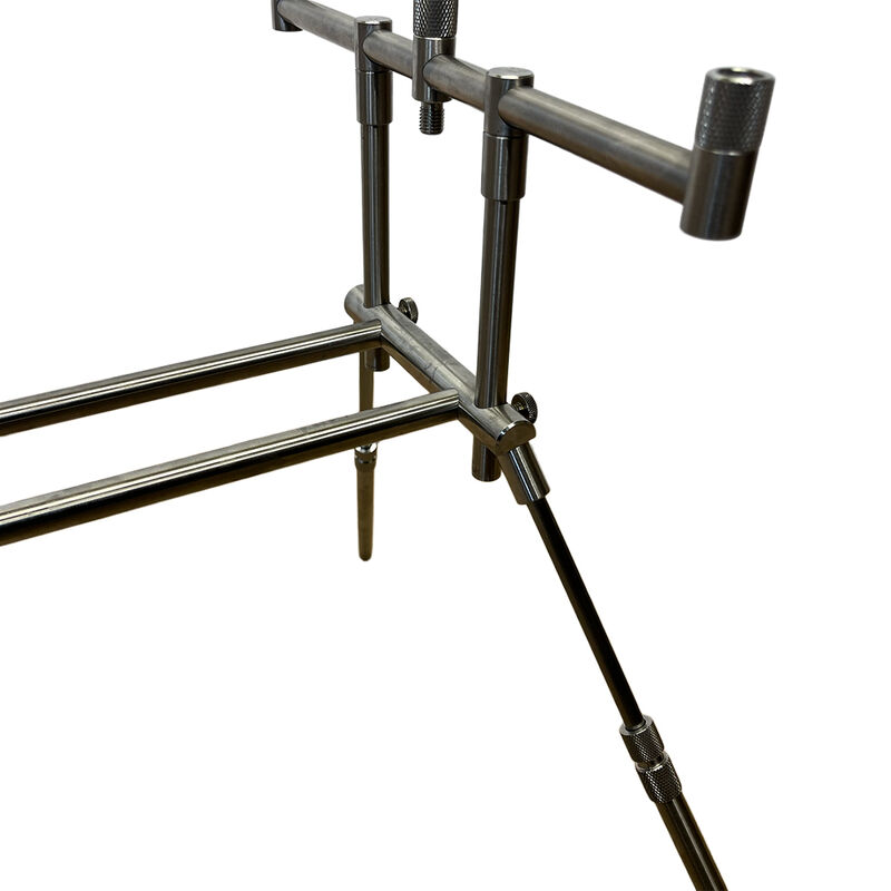 Rod Pod Hoogendijk Black Diamond Stainless Steel 3 Cannes - Rod Pod | Pacific P&ecirc;che