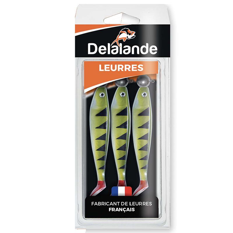 Leurre Souple Delalande Shad GT 9cm +TP 7g (x3) - Shads | Pacific P&ecirc;che