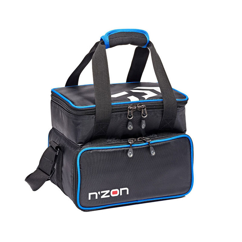 Sac avec bo&icirc;tes daiwa n'zon m 30x21x25cm - Sacs feeder | Pacific P&ecirc;che