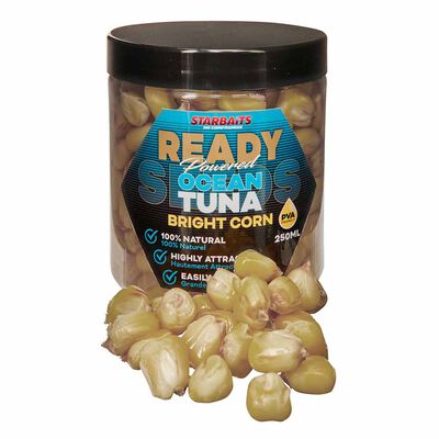Graine Cuite Starbaits Ready Seed Bright Corn Ocean Tuna 250ml - Prêtes à l'emploi | Pacific Pêche
