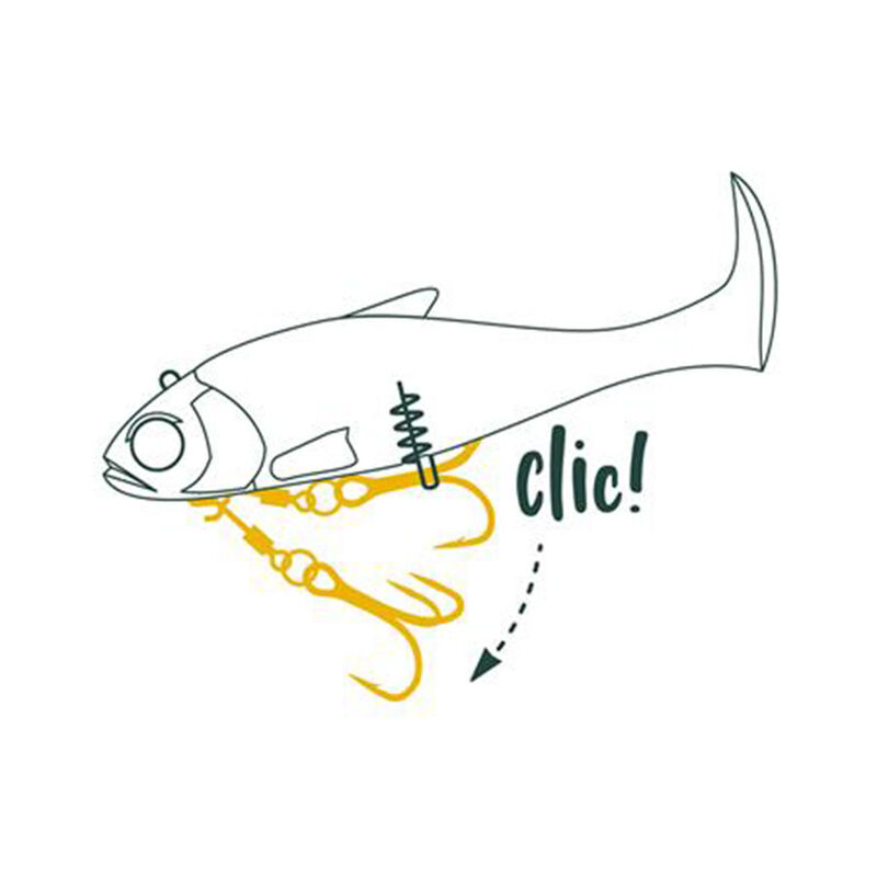 Fixe Hame&ccedil;on Fiiish Quick Clips (x5) - Stingers | Pacific P&ecirc;che