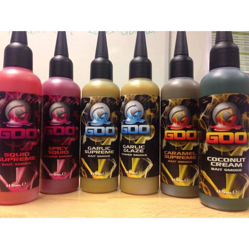 Booster carpe goo spicy squid power smoke - Boosters / dips | Pacific Pêche