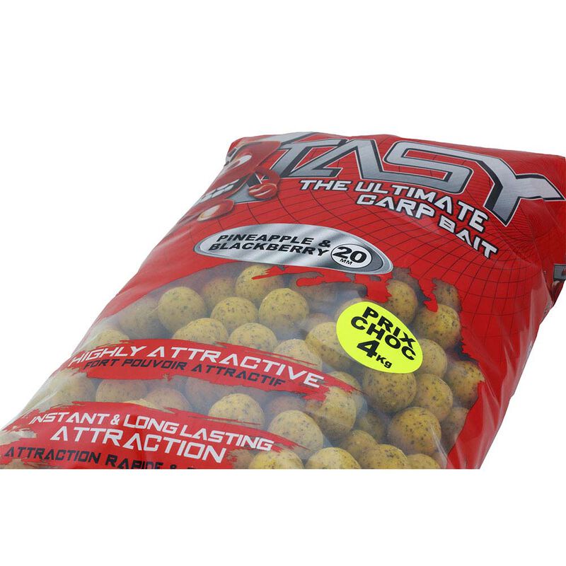 Bouillettes funfishing extasy Pineapple et Blackberry 4kg 20mm - Denses | Pacific Pêche